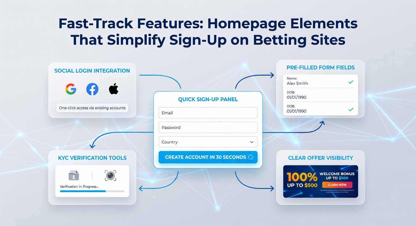 Close-up of social login buttons and one-click options on a betting site's registration modal, integrated with geo-location prompts