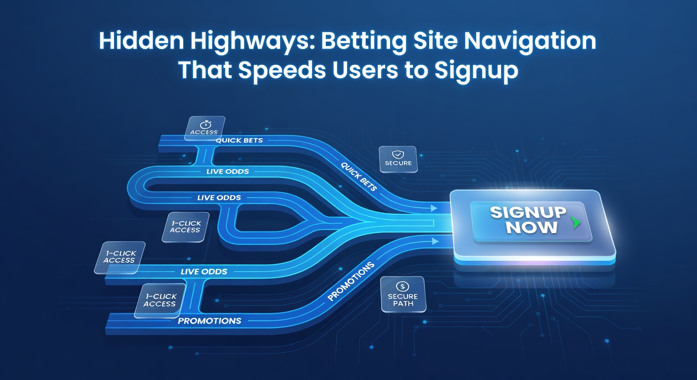 Close-up of mobile betting app navigation with a sticky signup prompt overlaying live odds, demonstrating adaptive user pathways