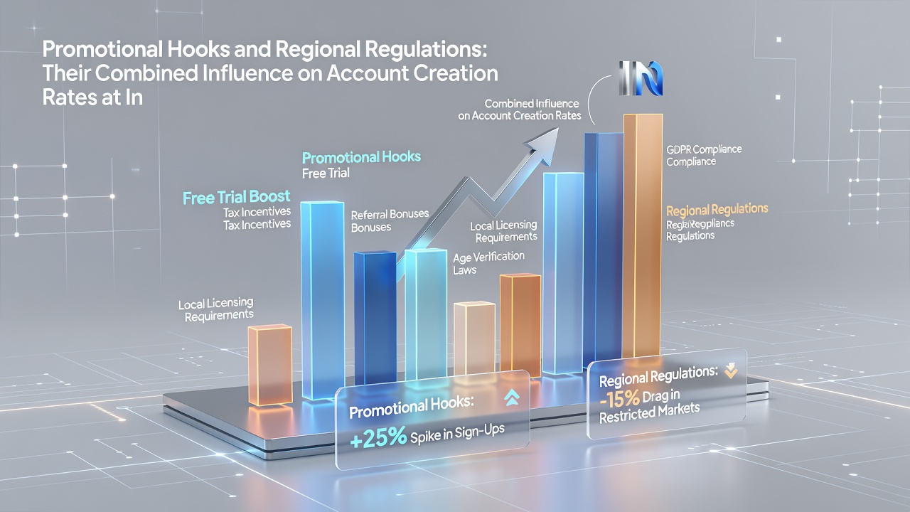 Data visualization of regional regulation impacts on bookmaker account signups in 2026