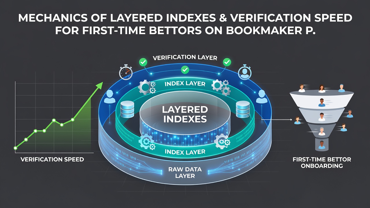 Screenshot of a verification dashboard with layered index elements highlighting progress steps